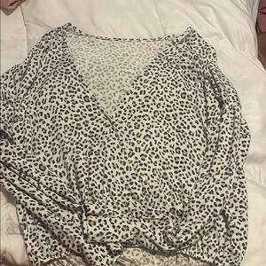 Leopard Print Women's Top
